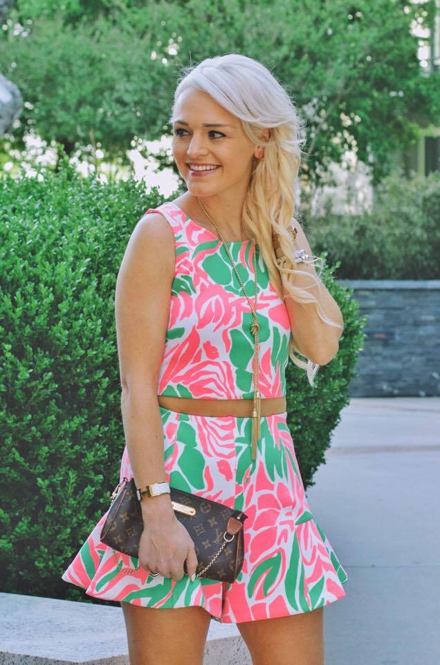 Lilly Pulitzer Crop Top & Shorts Set - Urban Blonde